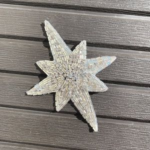 Star - Rhinestone & Beaded Appliqué